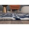 World Rug Gallery Cozy Moroccan Trellis Indoor Shag Runner Rug 2' x 7'2'' Navy 2525NAVY2X7 - alternate 3